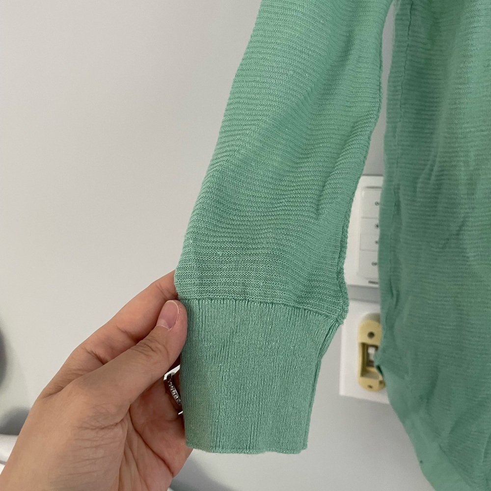 Loft lightweight cardigan in mint green - Picture 4 of 8